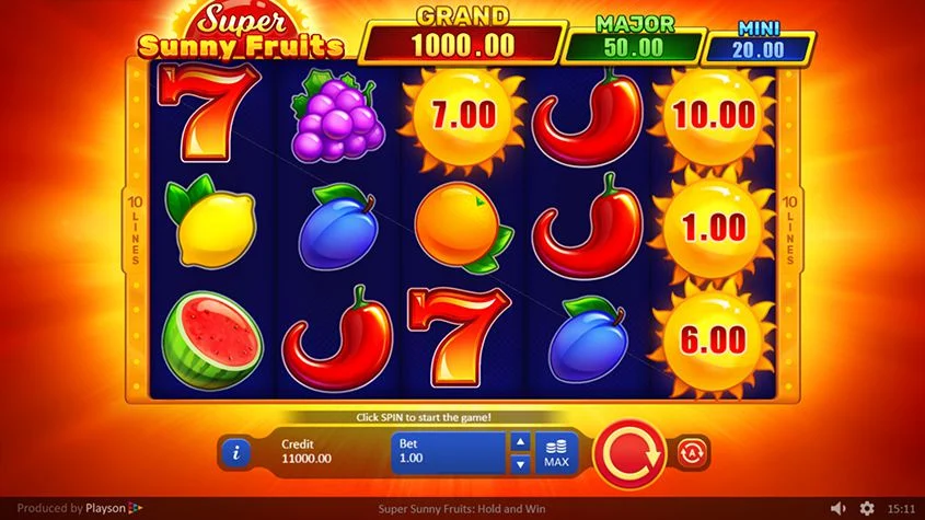 Slot Super Sunny Fruits